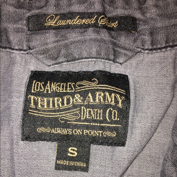 Third and Army Long Sleeve Button Down - Picture 2 of 7